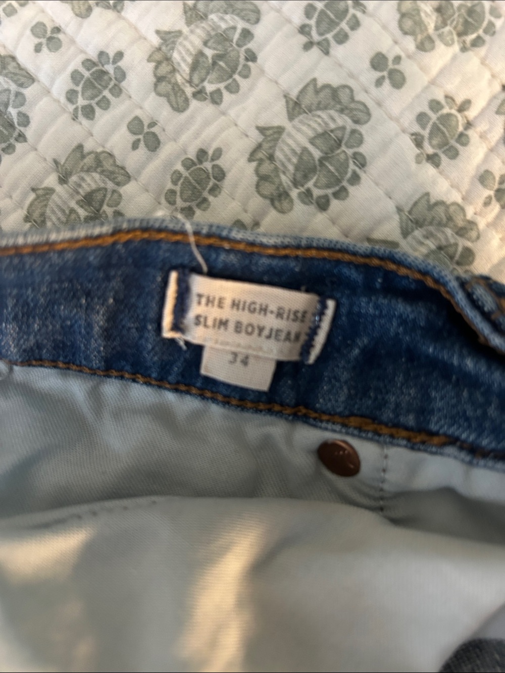 Classic Blue Women's Straight-Leg Jeans - Picture 3 of 6